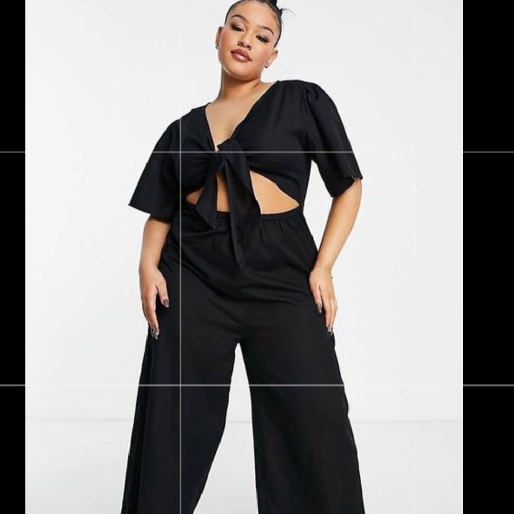 REBDOLL Black Cutout Jumpsuit
